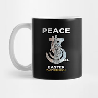 Easter Peace Hand Latin Sign Pox Vobiscum Mug